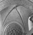 Apsyda w kościele w Pakosławicach - stan sprzed 1955 roku